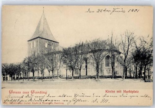 Garding Kirche, Marktplatz
