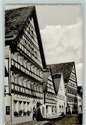 Dornstetten Marktplatz Partie beim Löwen