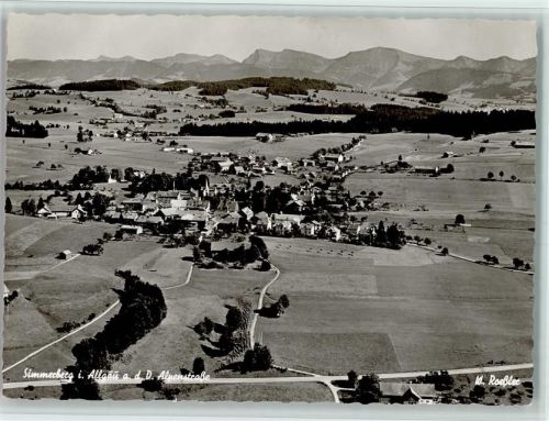 Simmerberg Luftaufnahme Photo W. Roeßler
