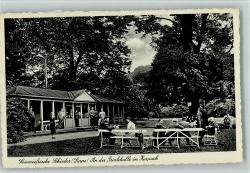 Schieder ex Sammlung Busse an der Trinkhalle im Kurpark