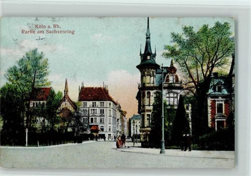 Köln Stadt 1908 Partie am Sachsenring