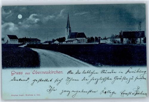 Oberneukirchen Blick zur Kirche