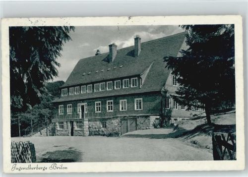 Brilon 1954 DJH AK Herbergswerk Westfalen Haus Am Pappenberg