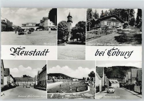 Neustadt Marktplatz Stadtkirche Arnold-Hütte Aussichtsturm Gerhard-Hauptmann-Anger Schwimmbad Am Kalmusrangen