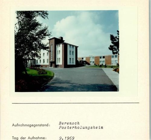 Berensch Posterholungsheim Foto montiert auf Karton