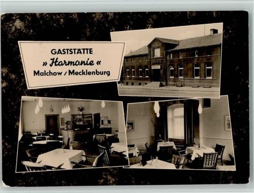 17213 O2063 Malchow , Meckl - Gaststätte Harmonie Inneanufnahmen