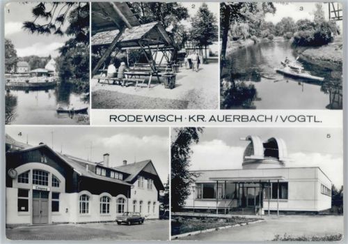 08228 O9706 Rodewisch - Schloßinsel Bahnhof Schulsternwarte
