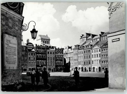 Warschau 1963 Rynek Starego Miasta AK