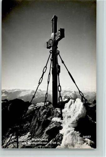 Gipfelkreuz am Großglockner Foto AK