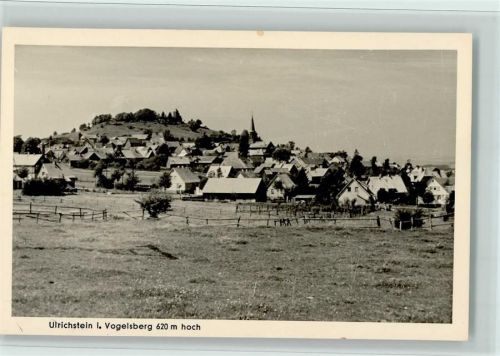 Ulrichstein Ortsansicht mit Vogelsberg