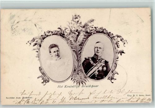 1900 Das Königl. Brautpaar AK