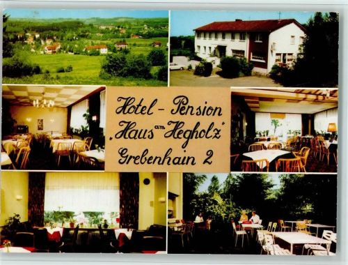Hochwaldhausen Hotel Pension Haus am Hegholz Innenaufnahmen Garten Mehrfachaufnahme