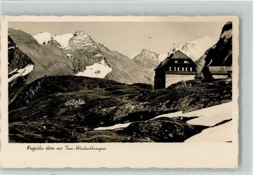 Krefelder Hütte Tenn-Wiesbachhorngrat