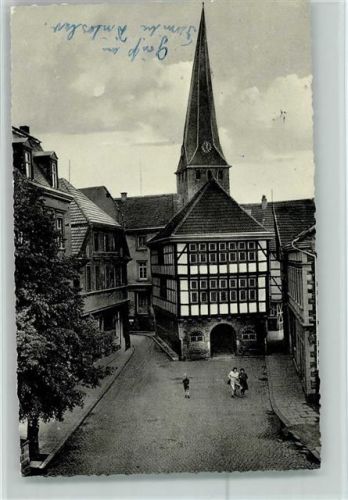 Hattingen Untermarkt mit altem Rathaus