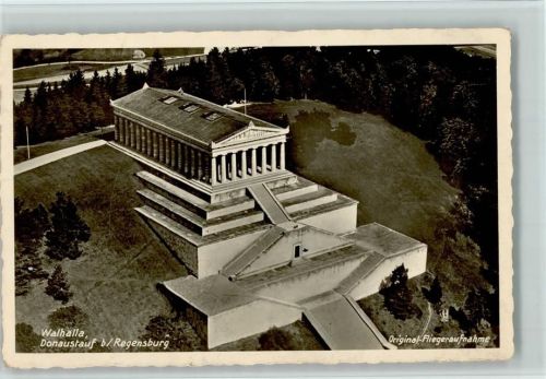 Donaustauf Luftaufnahme Walhalla