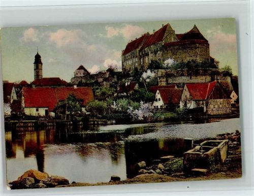 Cadolzburg Partie am Weiher Burg