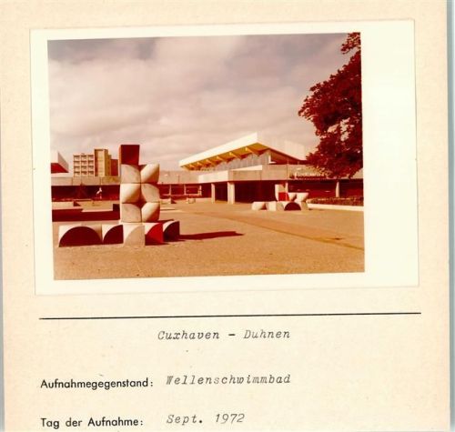 Duhnen Foto montiert auf Karton