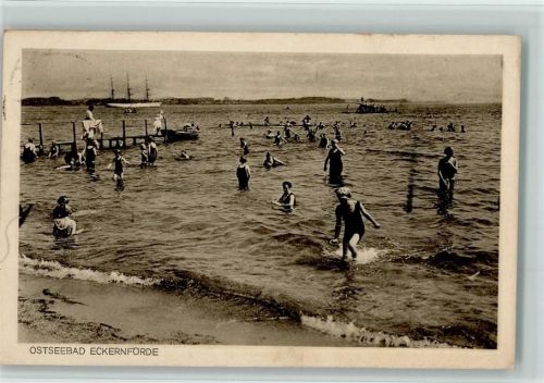 Eckernförde Am Strand Schwimmen