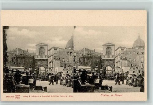 Napoli um 1905 - Knackstedt & Näther Nr. 816, sehr gute Erhaltung AK