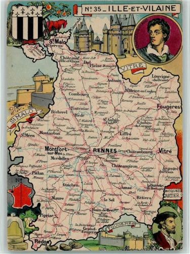 Rennes 1959 Nr. 35 Ille-et-Vilaine - AK