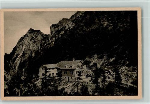 Höllentalangerhütte Höllentalhütte gegen Hupfleitenjoch