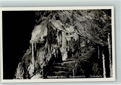 Rübeland Baumannshöhle "Säulenhalle" AK