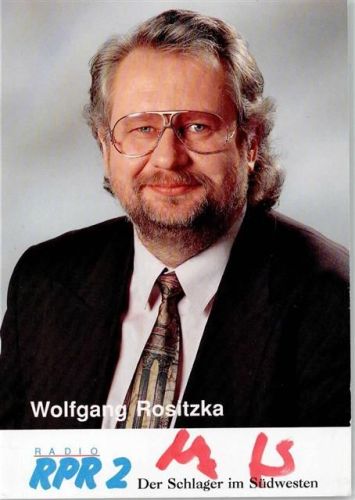 Wolfgang Rositzka - Radio RPR 2 - Autogramm