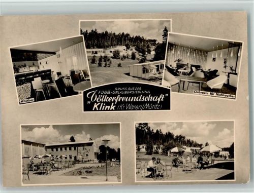 Klink FDGB-Urlaubersiedlung Völkerfreundschaft Milchbar Clubraum für Nichtraucher Knick