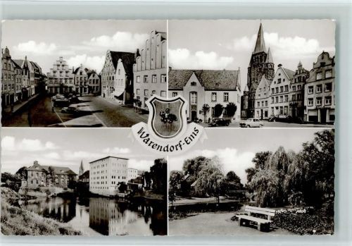 Warendorf Ortsansichten Wappen 4-Bildaufnahme
