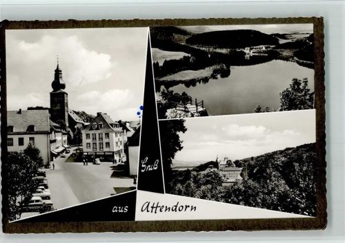 Attendorn Biggesee Burg Schnellenberg Ortsansicht