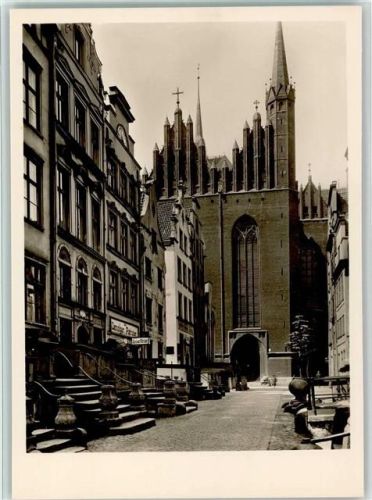Danzig Marienkirche Weltkunstkarte Nr. 974