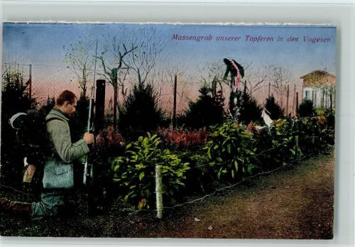 1915 Massengrab unserer Tapferen in den Vogesen AK