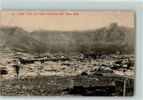 Kapstadt Cape Tow and Table Mountain with Table bloth