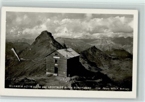 Wormser Hütte Wormser Hütte gegen Lechtaler Alpen Foto Wolf