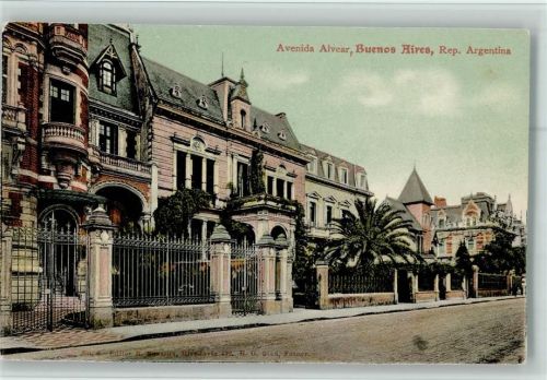 Buenos Aires Avenida Alvear 1905 AK Good condition