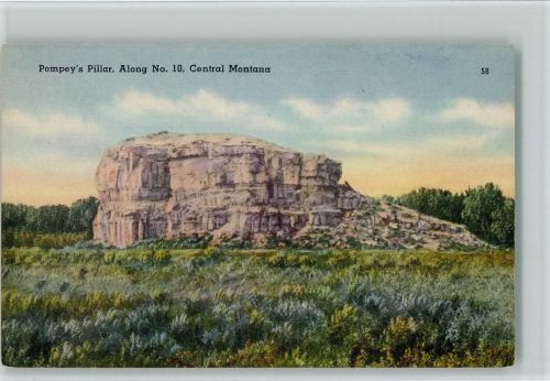 Pompeys Pillar, Along No. 10, Central Montana