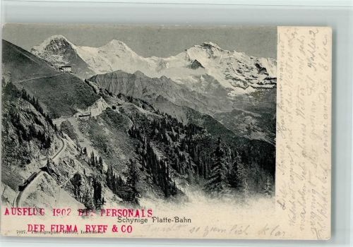 Schynige Platte 1902 Schynige Platte Bahn