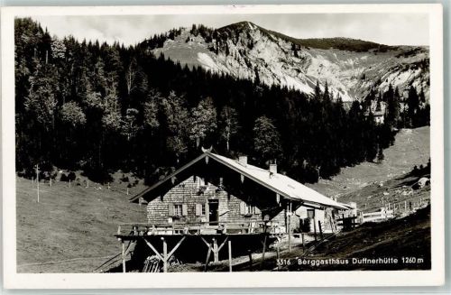 Spitzingsee Berggasthaus Duffnerhütte