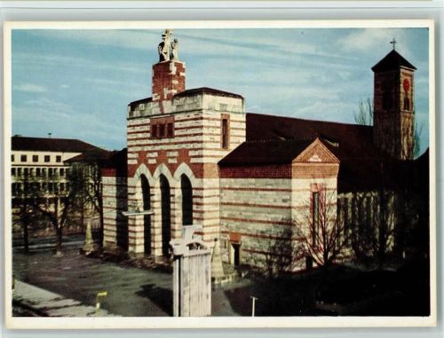 Neu-Ulm Kath. Stadtpfarrkirche St. Joh. Bapt. mit Rathaus