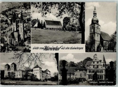 Nottuln Marienhof Kirche Billerbeck Abtei Gerleve Schloss v. Twickel