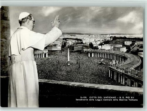 1950 Citta de Vaticano - S.S. Pio XII AK