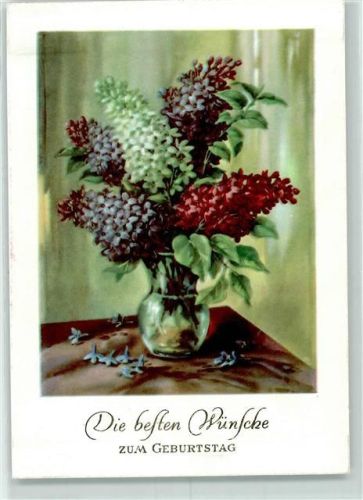 Geburtstag Blumenvase