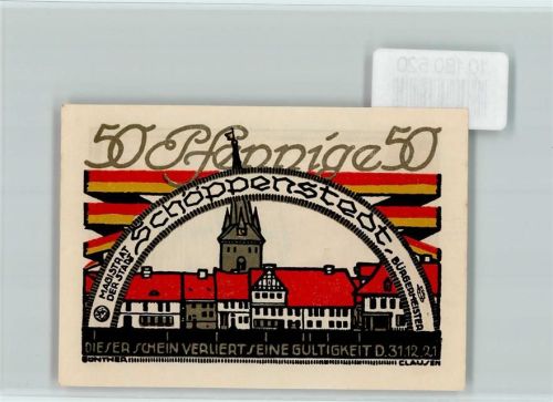 Schöppenstedt Notgeld Gehängtes Tier
