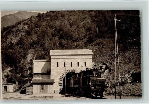 Simplon 1920 Tunnel du Simplon a Brigue und Eisenbahn , Verlag Burgy Nr. 3687 - AK
