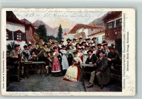 1906 Oberbayerisches Bauerntheater AK