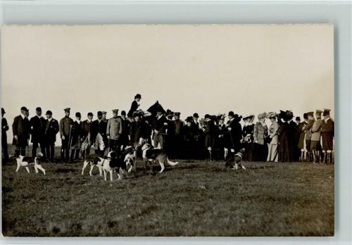 1915 Rotröcke - Fuchsjagd - Militär u. Adel Persönlichkeiten AK