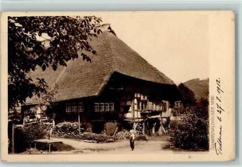 1912 Schwarzwaldhaus Nr. 20 AK
