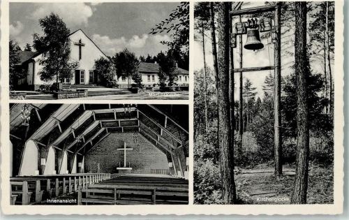 Espelkamp Martinskirche Innenansicht Kirchenglocke