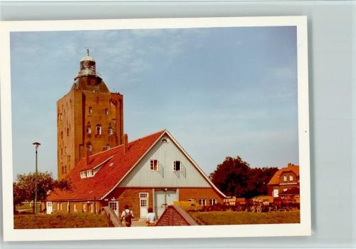 Hamburg-Insel Neuwerk Leuchtturm Wattwagen