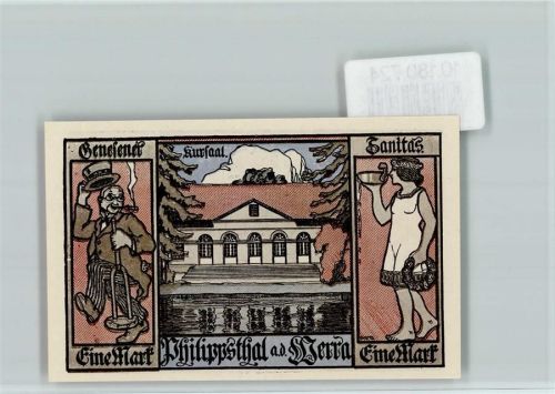 Philippsthal Notgeld Kursaal Genesener Sanitas